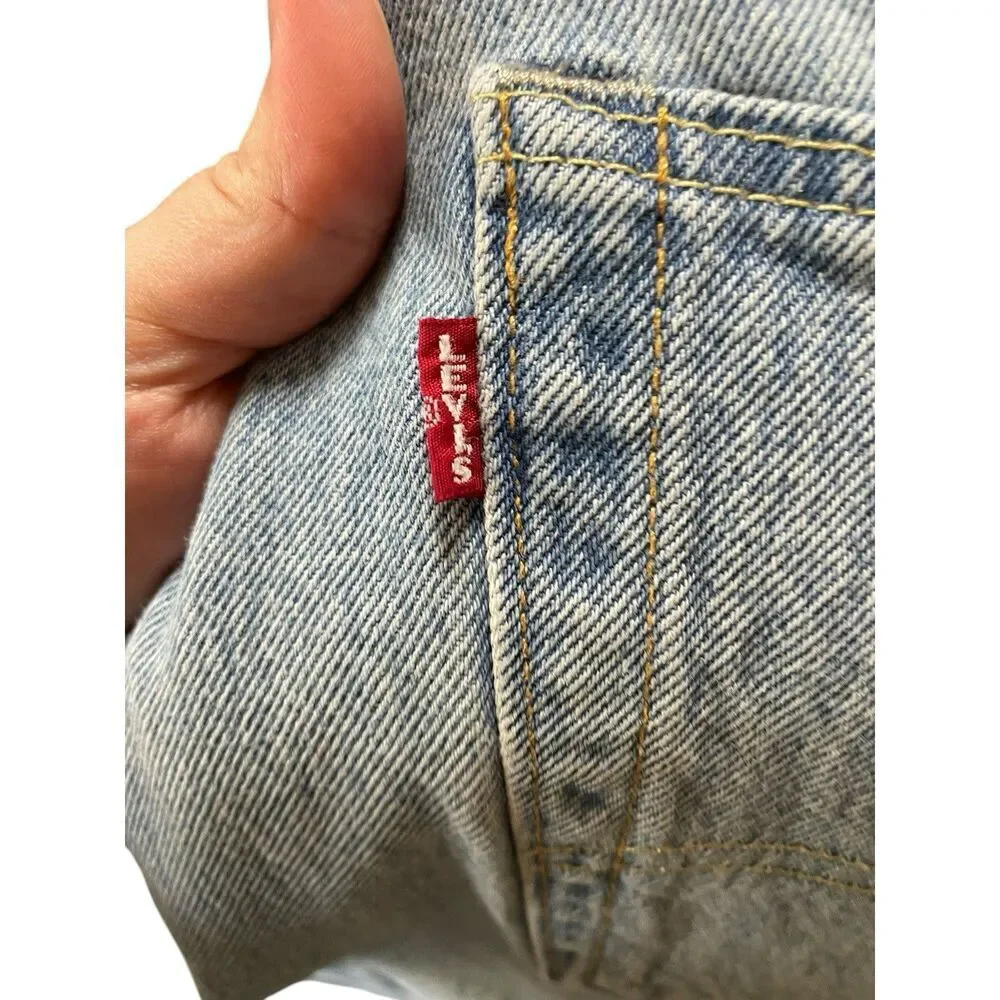 levis 501 Patchwork Mens Big “E” Jeans Size 38/29